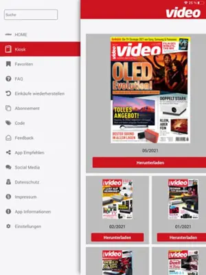 video Magazin android App screenshot 2